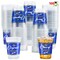 100 Pcs 16oz Graduation Party Plastic Cups (Blue), Grad Disposable Cups for Class of 2026 Graduates, PET Cup Tableware Bulk for 2026 High School College Graduation School Grad Party Supply Decor